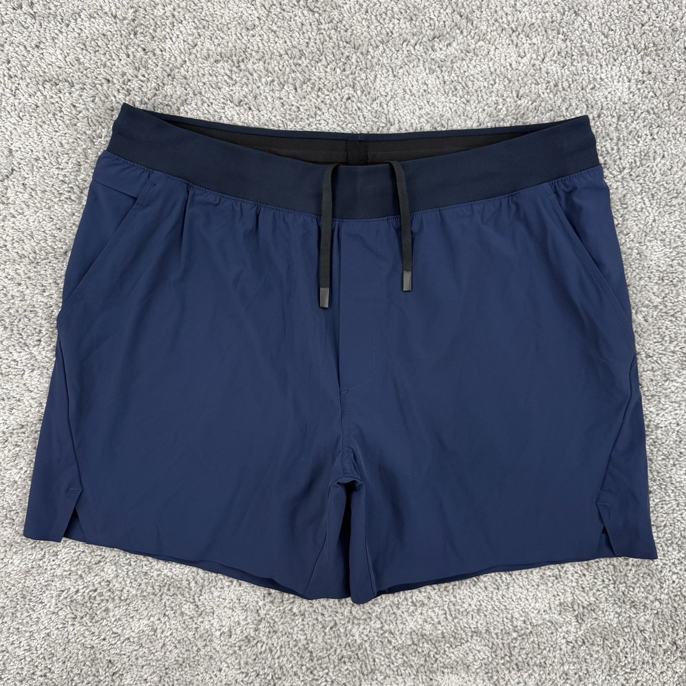 Ten Thousand Set Shorts Men's XL Navy Lined Performance Stretch Workout Gym
